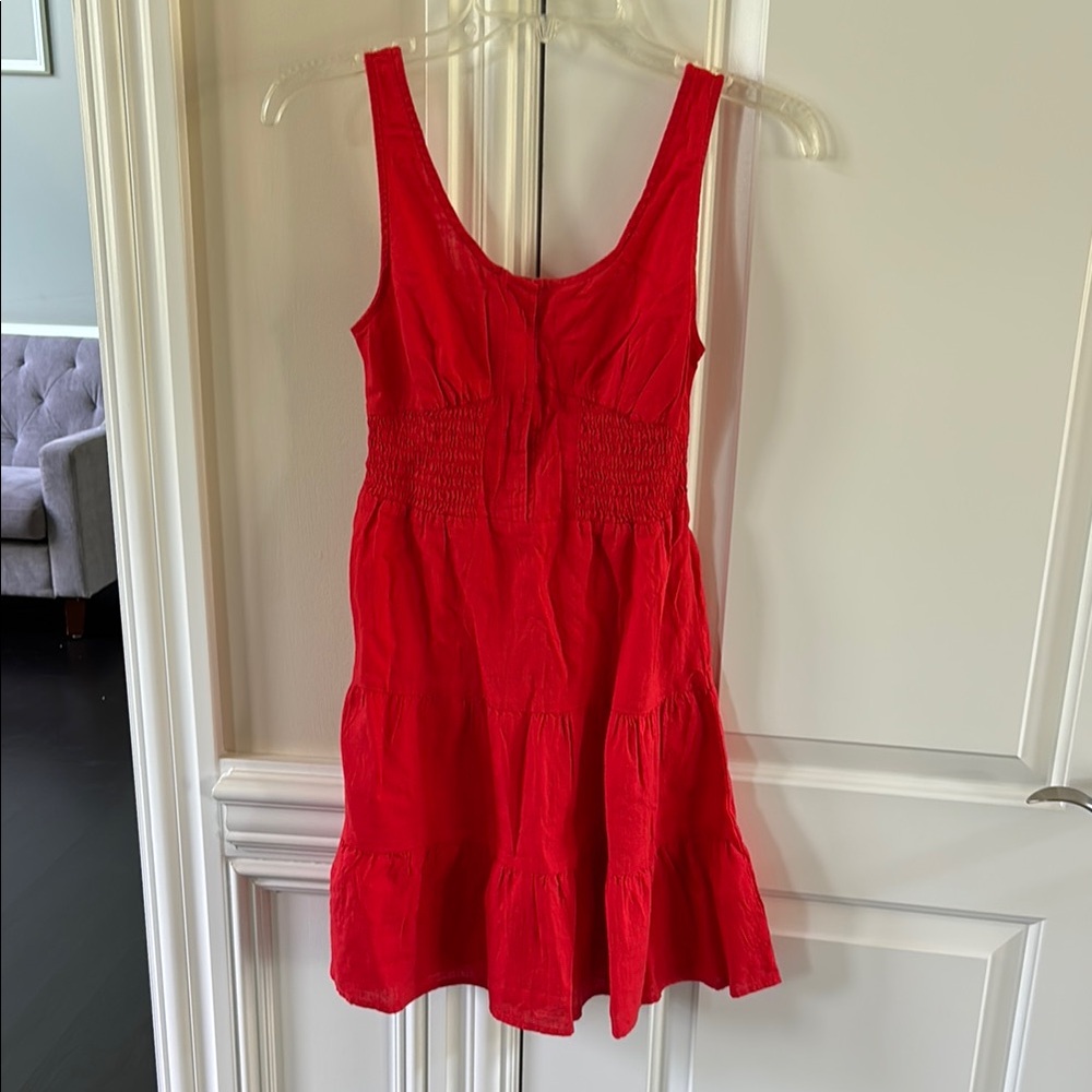 Arizona Jean Company Red Fit and Flare Mini Dress